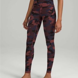 lululemon athletica Multicolor Camo Leggings